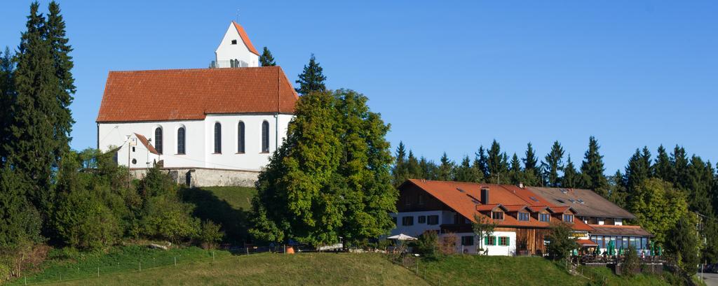 Panoramagasthof Auf Dem Auerberg Bernbeuren Exterior foto