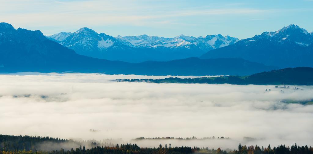 Panoramagasthof Auf Dem Auerberg Bernbeuren Exterior foto